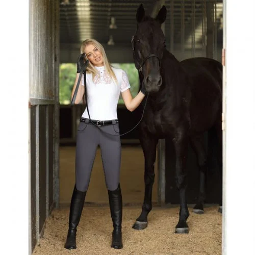 Huntington Equestrian Breeches – Grey by Schneider