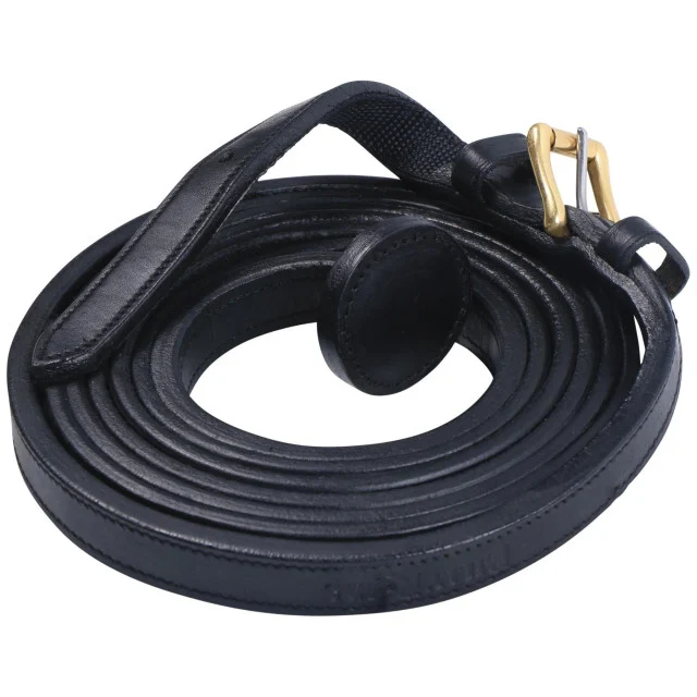Leather Lead for Training & Show – 2.50 m Length, 2.5 cm Width